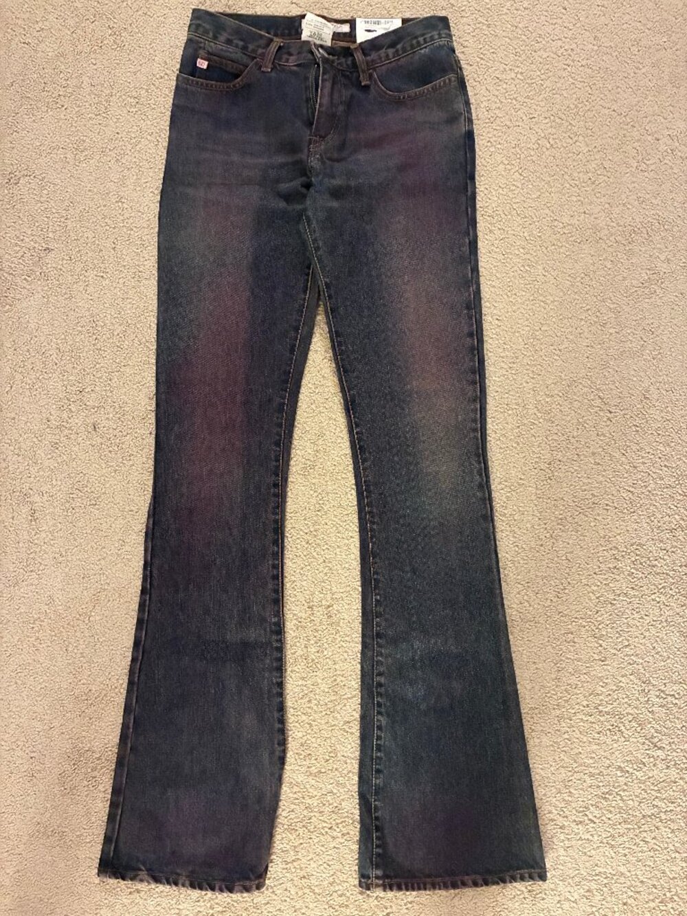 NWT Miss Sixty Tommy Bootcut Flare Jeans Dark Wash Made in Italy Size 24